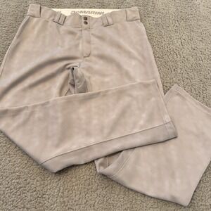 Demarini Men's Gray Straight Leg Baseball Softball Coaches Pants Size XL‎